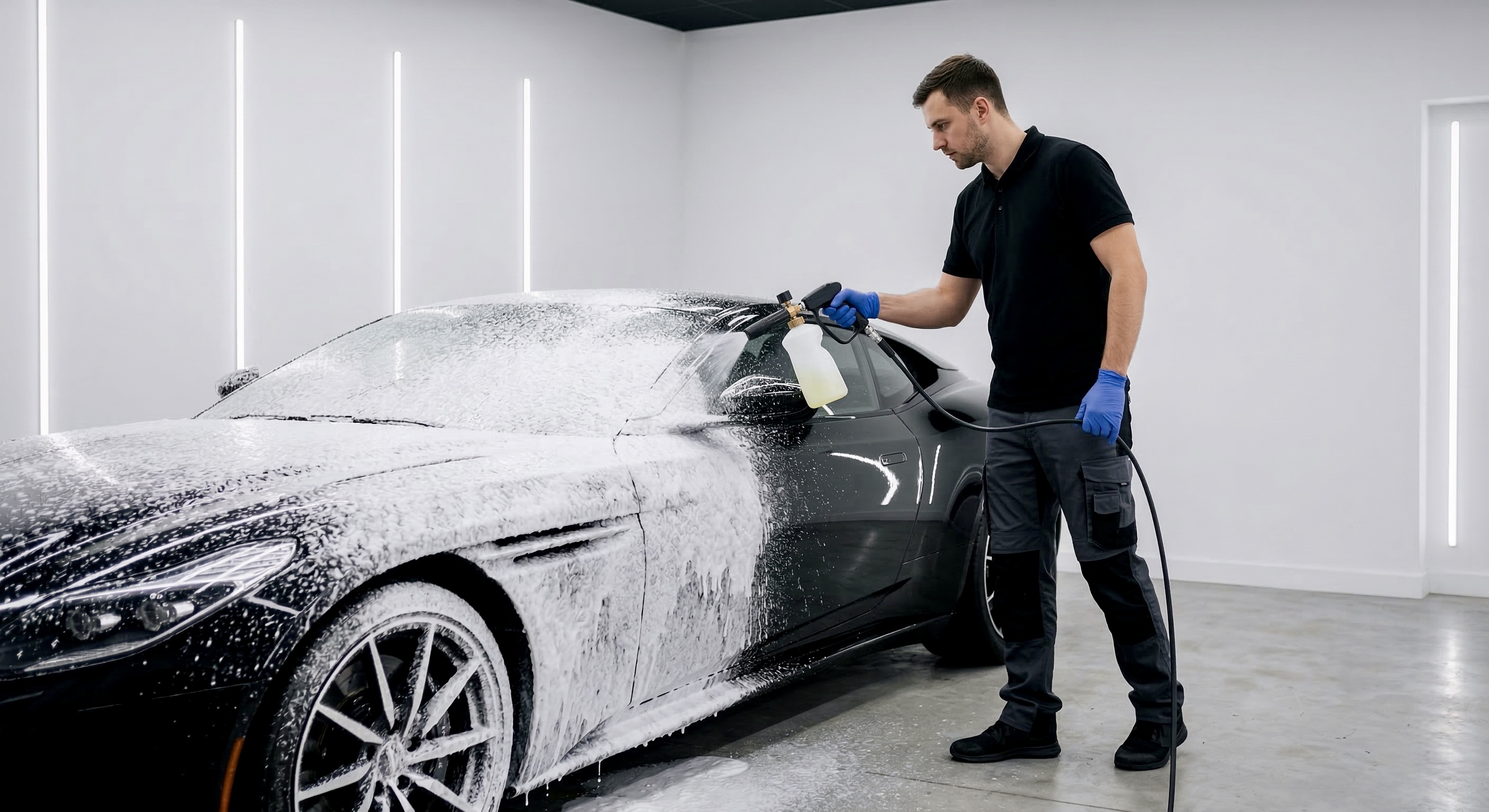 Lavado de mantenimiento exterior para coches en Ibiza