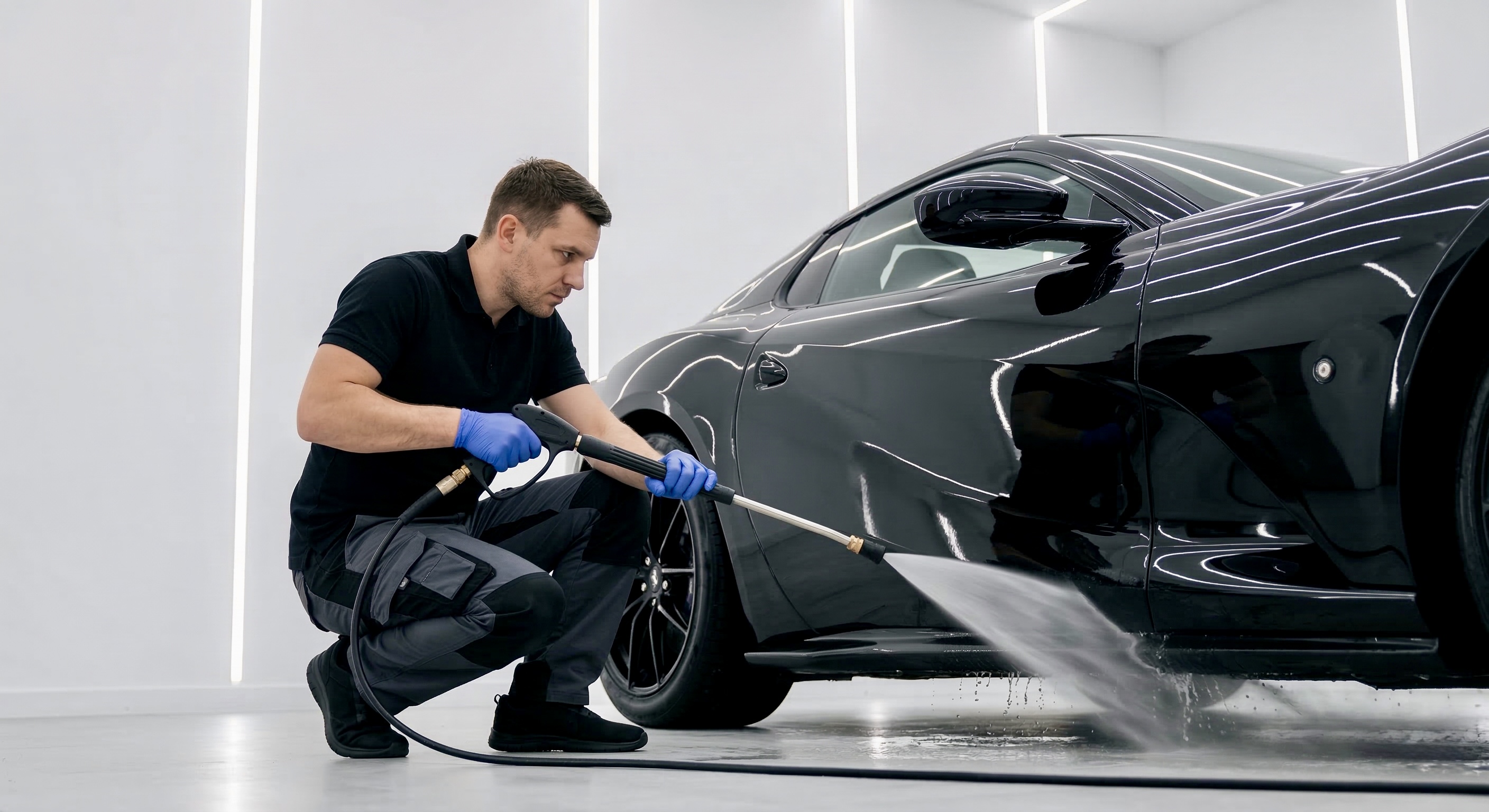 Servicio de limpieza de bajos y eliminación de salitre para coches en Ibiza